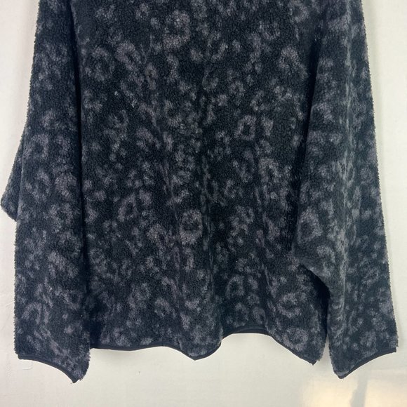 NWT All In Motion Sherpa Jacket Dark Gray Leopard Size Small S NEW S2228 - Picture 13 of 15